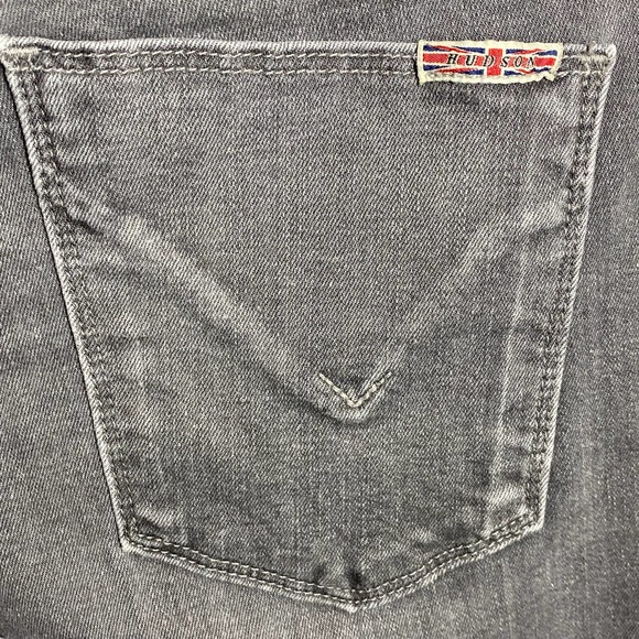 Hudson Krista Super Skinny Denim Jeans Ana Gray Size 26 - Picture 7 of 11
